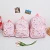 Cross-border Canvas Backpack With Cartoon Print Unicorn Design For Kindergarten Students