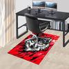 1pc Wolf Red Carpet, Office Rug Outdoor Mat Home Decor Area Carpet Festival