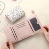 Cartoon Kitty Money Bag Coin Purse Kawaii PU Leather Short Wallet Card Holder Bowknot Wallet For Women Men Gift