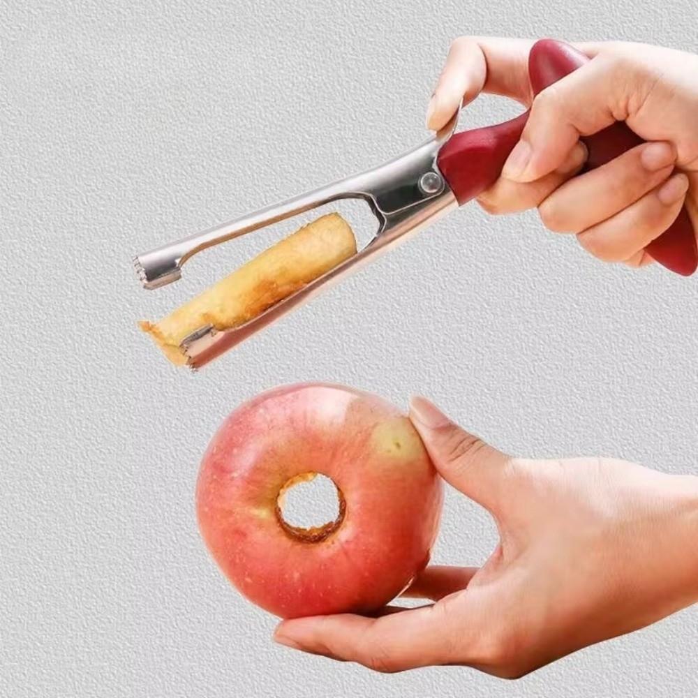 Practical Stainless Steel Fruit Corer Durable Handle Multi-Functional Core Remover Tool Portable Fruit Cutter Food Preparation