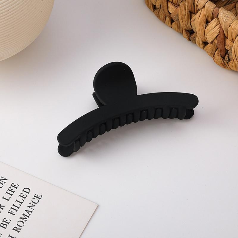 New Fashion Hair Clip for Women Korean Versatile Simple Solid Color Scrub Claw Shark Clip Headwear Girl Hair Accessories
