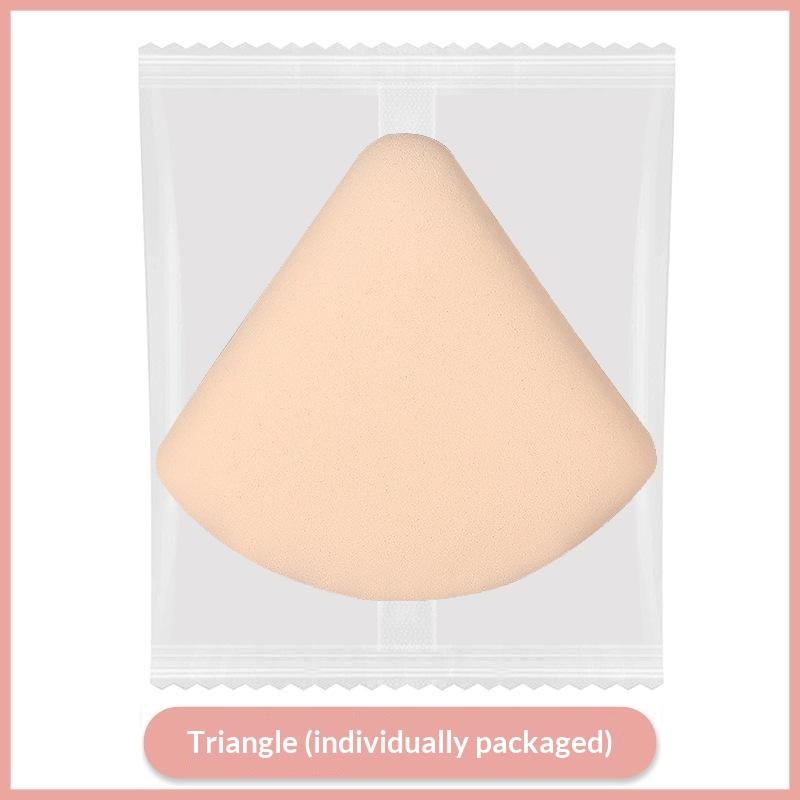 5Pcs Round Square Triangle Shape Makeup Sponge Puff Dry Wet Dual-Use Soft Cotton Candy Air Cushion Foundation Powder Puff