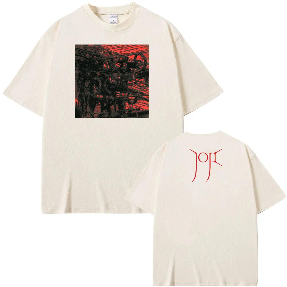PIXELATED KISSES Tee Joji Summer NEW Short Sleeve High Quality O-neck Graphic Printing Tee-shirt Korean Style 100%Cotton Sleeve TEES