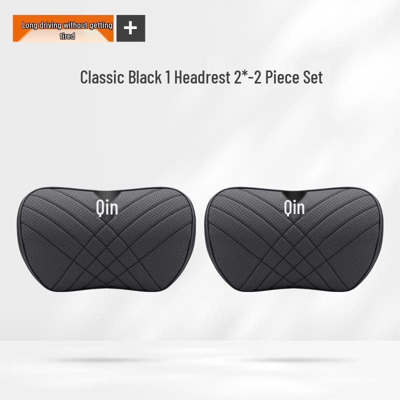 BYD Qin L Car Neck & Lumbar Support Pillow Set for EV Sports Seats
