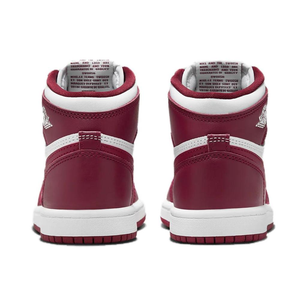 Air Jordan 1 Retro High OG PS Artisanal Red Kids Sneakers White Team-Red FD1412-160