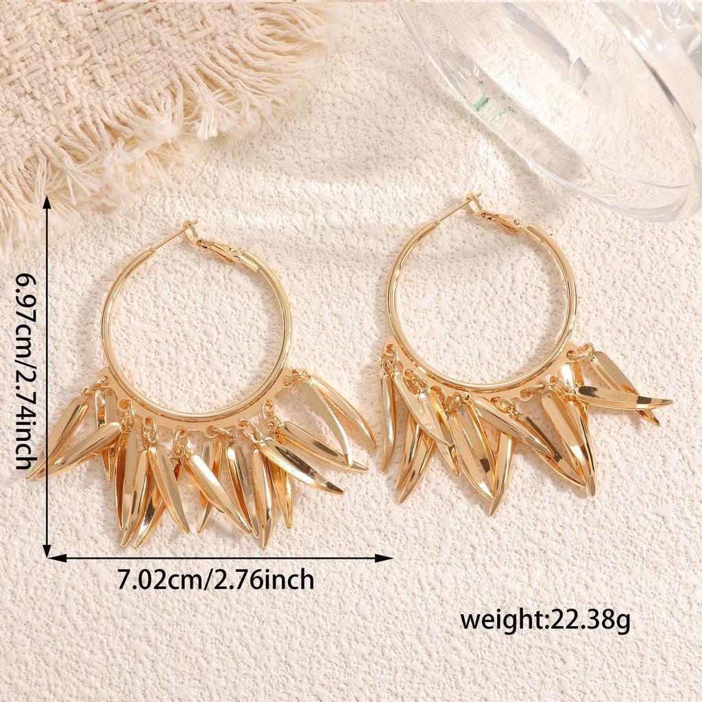 Elegant Geometric Earrings: Light Luxury & Lively Style for Women