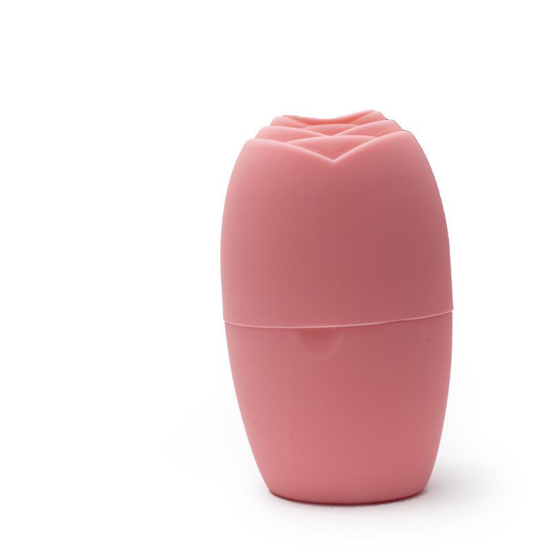 Rose Ice Roller: Cold Compress Beauty Device for Face De-puffing and Swelling Reduction.