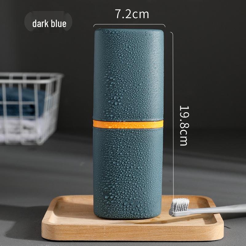 Portable Travel Toothbrush Storage Box and Cup Set