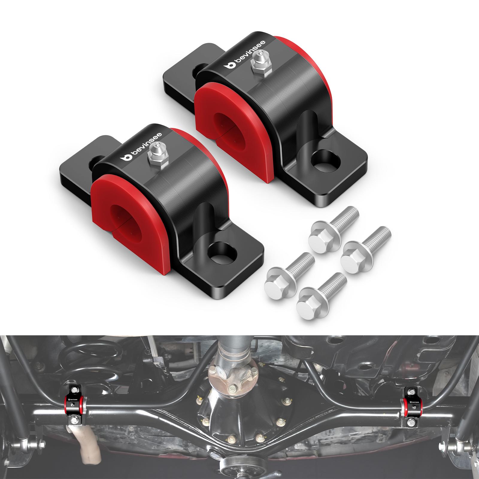 Rear Suspension Stabilizer Bar Bushings Kit-70A Polyurethane Bushings for Toyota 4Runner/FJ cruiser, Replace for 48823-60050