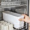 Plastic Dishwasher Tableware Cleaning Box with Chopstick Cage Spoon Drain Storage Rack - Kitchen Organizer Storage Basket Bag