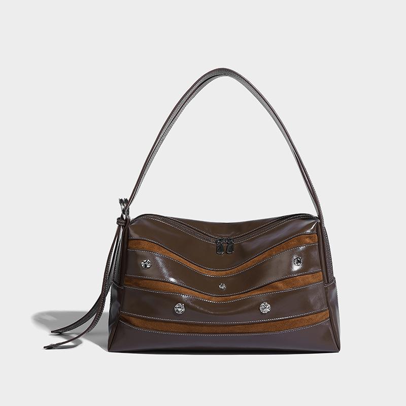 

Универсальная сумка кроссбоди на одно плечо для женщин, большая вместительная сумка-тоут, сумка с разгрузкой, ретро-сумка, новая