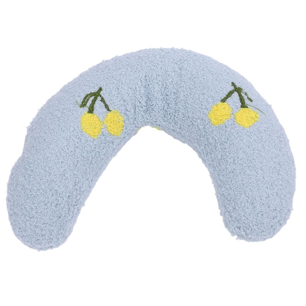 3pcs Machine Washable U Shaped Pillow Plush Fluffy Calming Pillow Fluffy Pet Neck Pillow For Pets