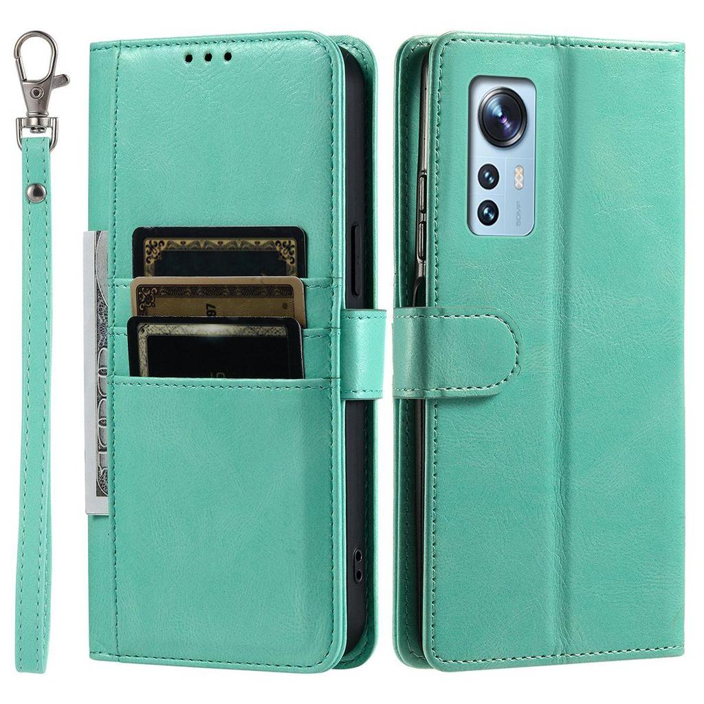 Cover for Xiaomi 12T Pro,12T,12 Pro,12X,Mi 12 Lite,Redmi Note 12S 4G Retro PU Leather Flip Wallet Phone Case Multi Card Slots