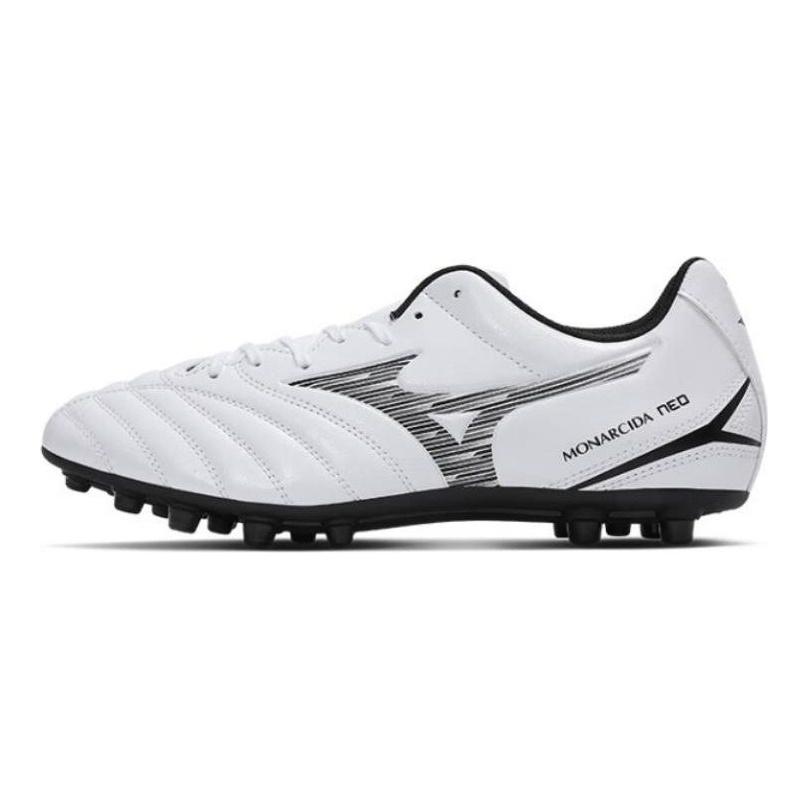 Mizuno Monarcida Neo 3 Select Round Toe Lace-Up AG (Rubber Short Studs) Durable Soccer Shoes Unisex Soccer Shoes Black White P1GA242609