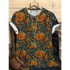 Summer Round Neck 3D Halloween Themed Pattern Print Top Fashionable Casual Short Sleeved Women's T-shirts