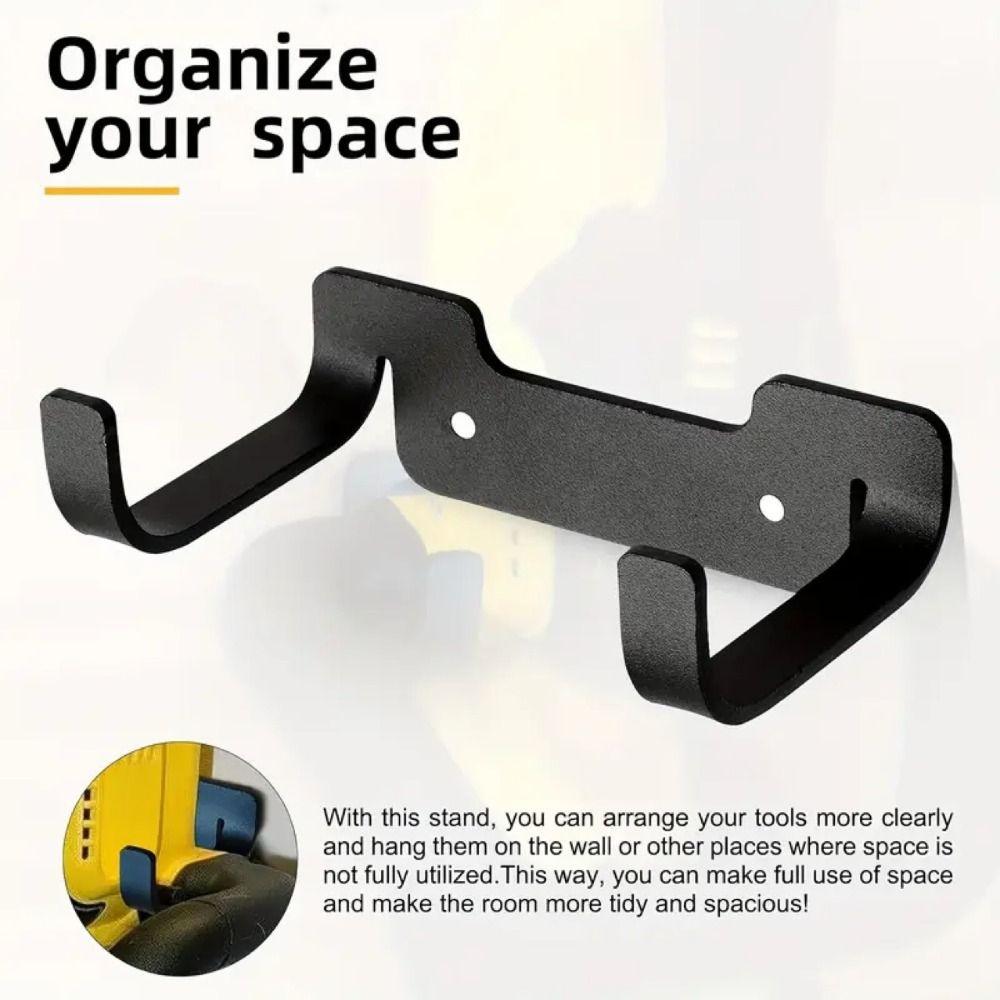 Heavy Duty Wall Mount Hanger Space Saving Wall Mount Garage Organizer Metal Wall Bracket Utility Hanger Trimmer Rack