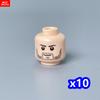 Custom Build Bricks Printed Head Face Expression 4cm Action Figure Body Part DIY Educational Toy Creating Bricks Toysets Ideal For Youngsters Gift