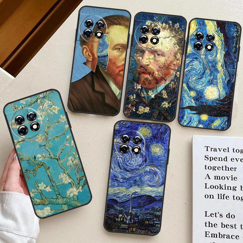 Van Gogh Starry Night Case For OnePlus 12 11 10 Pro 12R 8T 9R 10R 10T OnePlus Nord 3 2T N20 N10 CE 2 Lite Cover