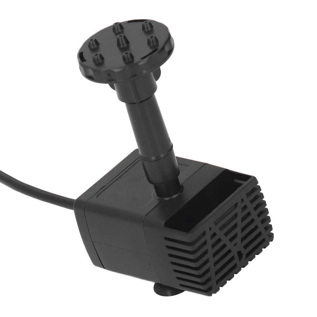 Solar Water Pump Kit Ground Plug Split Type Solar Water Fountain Bird Bath Fountain with 6 Nozzles