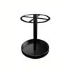 Metal Toothbrush Holder Punch-free Space-Saving Toothpaste Rack Multifunctional Makeupbrush Organizer Ideal for Bathroom