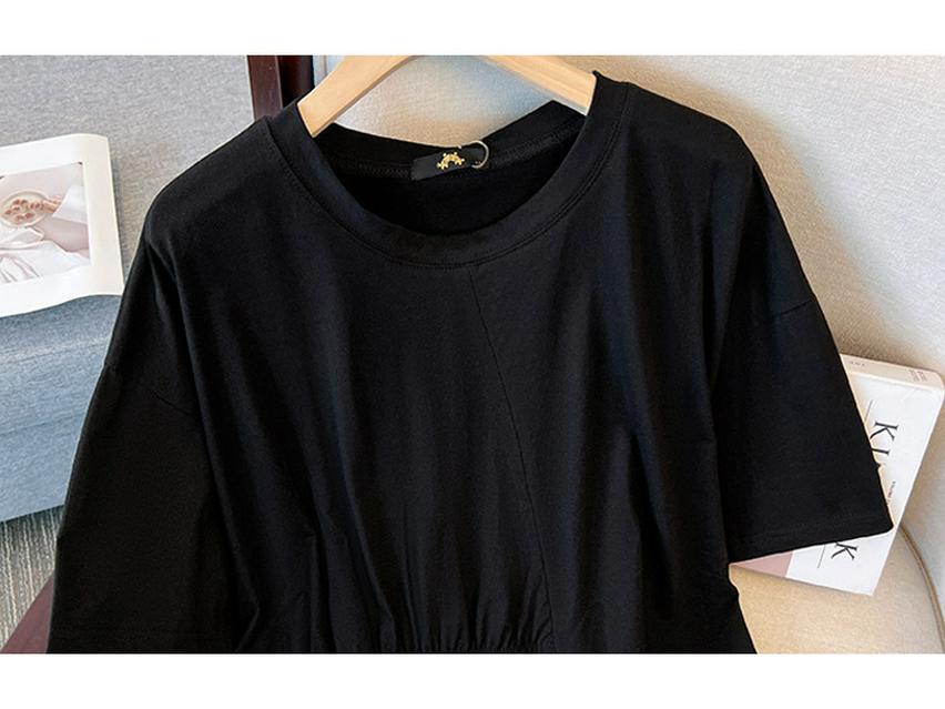 Nadměrná velikost 120-350 Jin Dámské volné nikové designové tričko s krátkým rukávem - Léto 2023