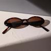 Sexy Small Oval Women's Sunglasses Female Retro Colorful Shade Eyeglass New Fashion Leopard BrownSun Glasses