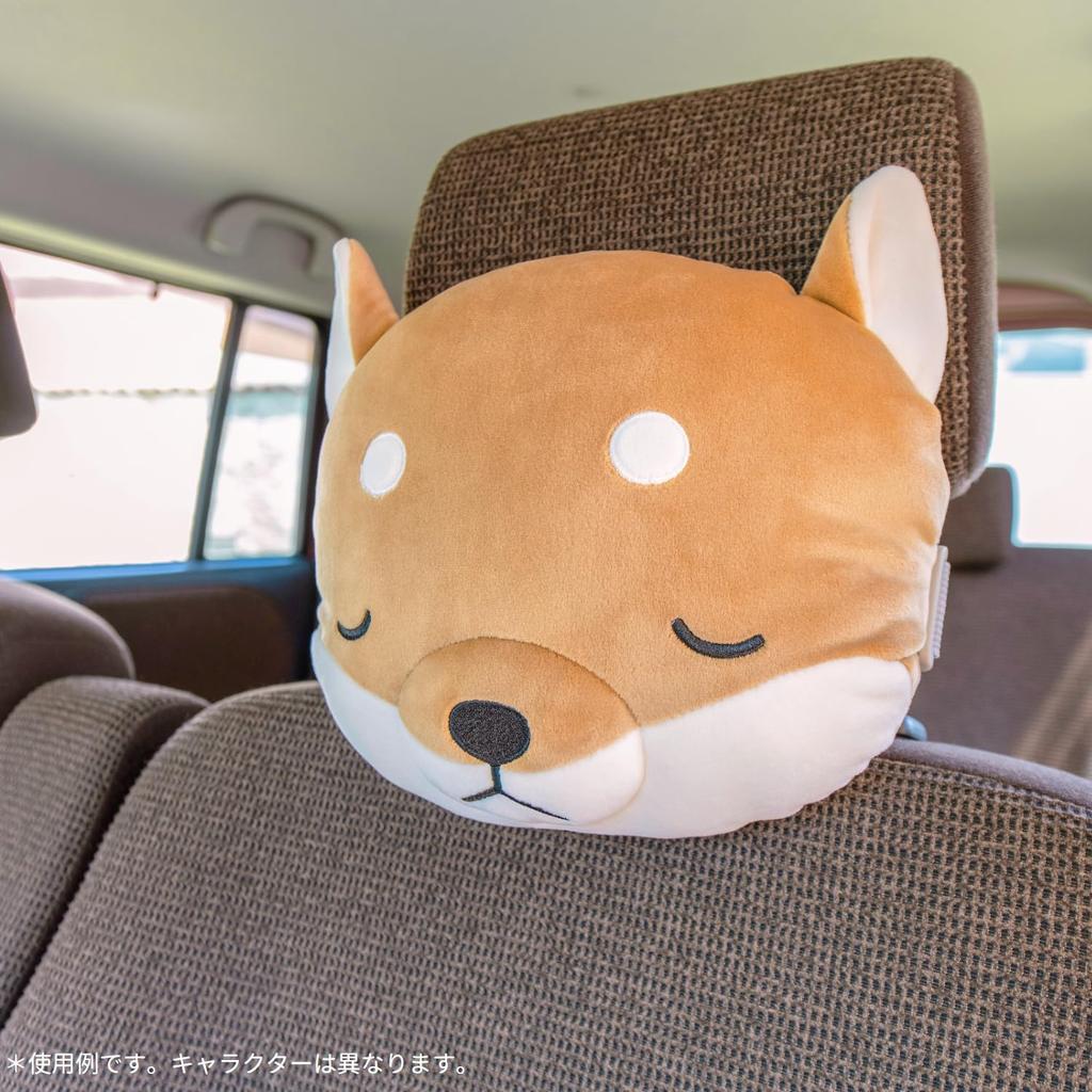 LIV HEART Neck Cushion "Riraka" Calico Cat Yuzu (Total Length: Approx. 26cm) Character Cute Car 17901-10