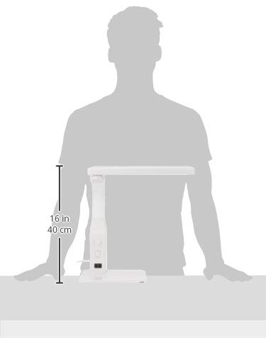 Ohm Electric LED Study Stand LE94G-W White DS-LE94AG-W