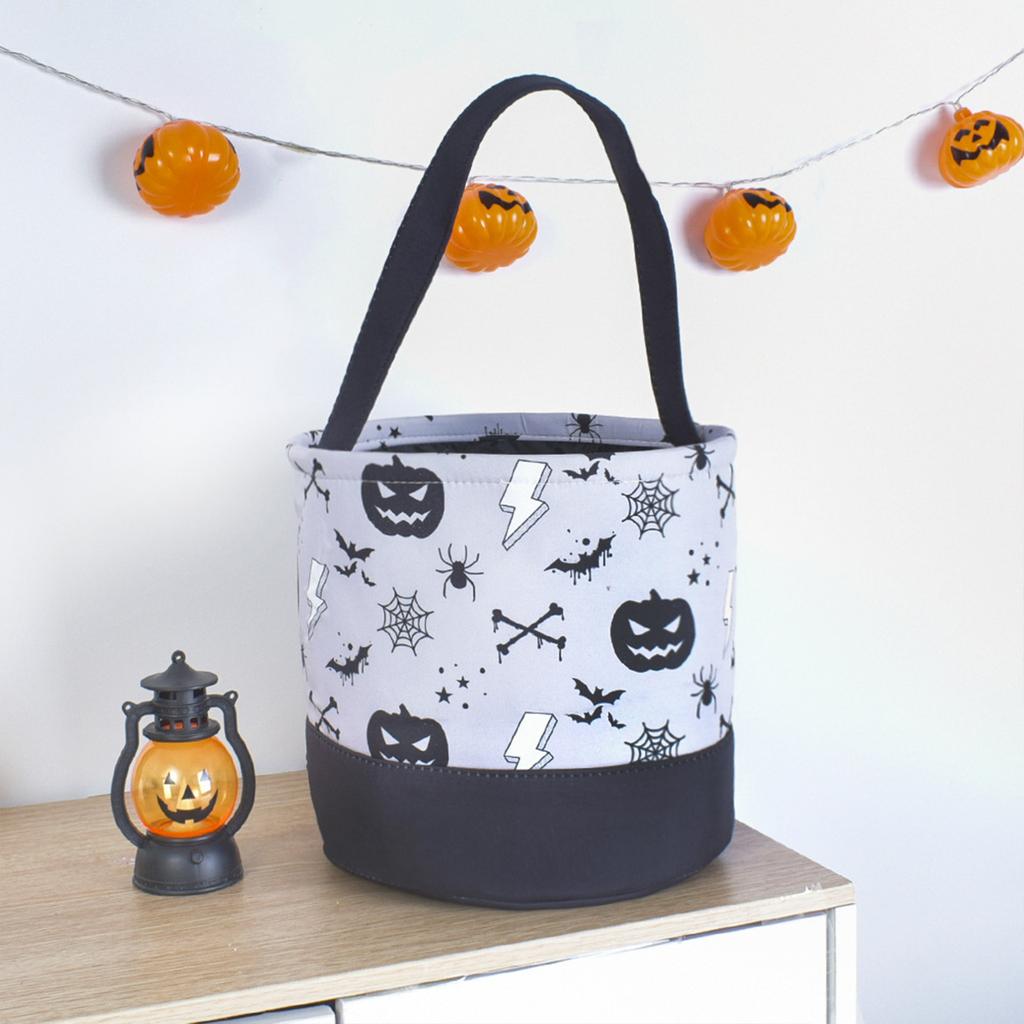 Halloween Candy Basket Halloween Candy Buckets Bag Halloween Trick Or Bags Tote Gift Bags