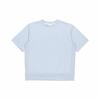 Men's Solid Color Crew Neck Quick-Dry Printed Sports T-Shirt, Blue