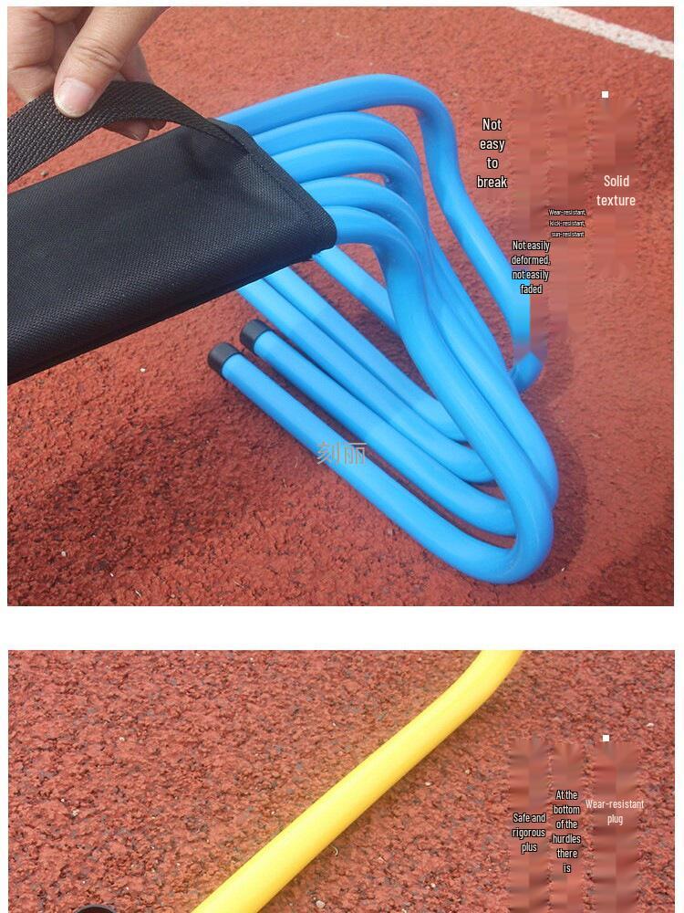 Children's Coordination & Sensitivity Training Hurdles - Small Track & Field Obstacle for Football Practice