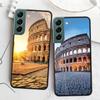 Colosseum Rome Italy Phone Case For Samsung S25 Edge S24 FE Galaxy S22 Ultra S21 Plus S20 S23 S10 Plus Cover Silicone Soft Coque