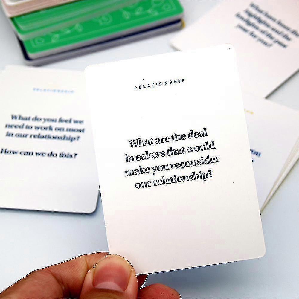150 Karten Eisbrecher Tiefere Gespräche Deck Von Bestself Gesprächsparty Brettspiel Kartenspiele
