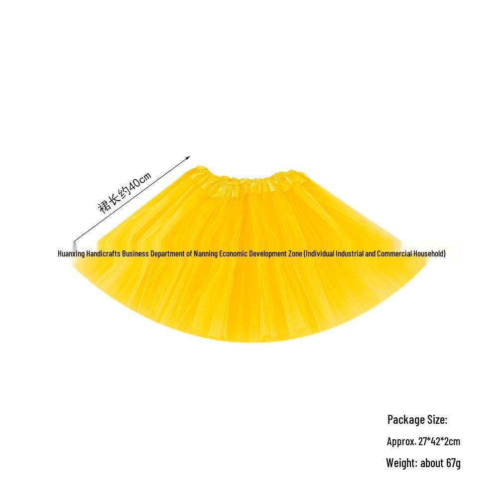 40cm Ballet Tutu Skirt for Girls & Adults - Fluffy, Cute Mesh Skirt for Dance & Role-play