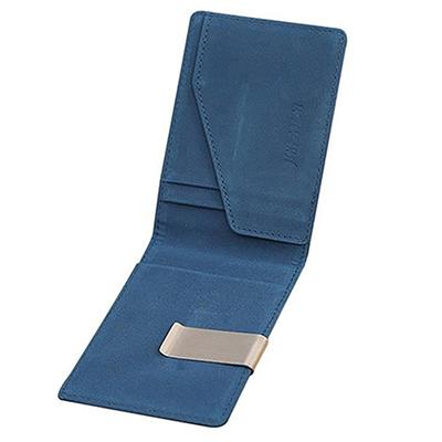 Nouveau porte-cartes de crédit magique en similicuir tendance pour hommes, porte-monnaie court avec pince à billets