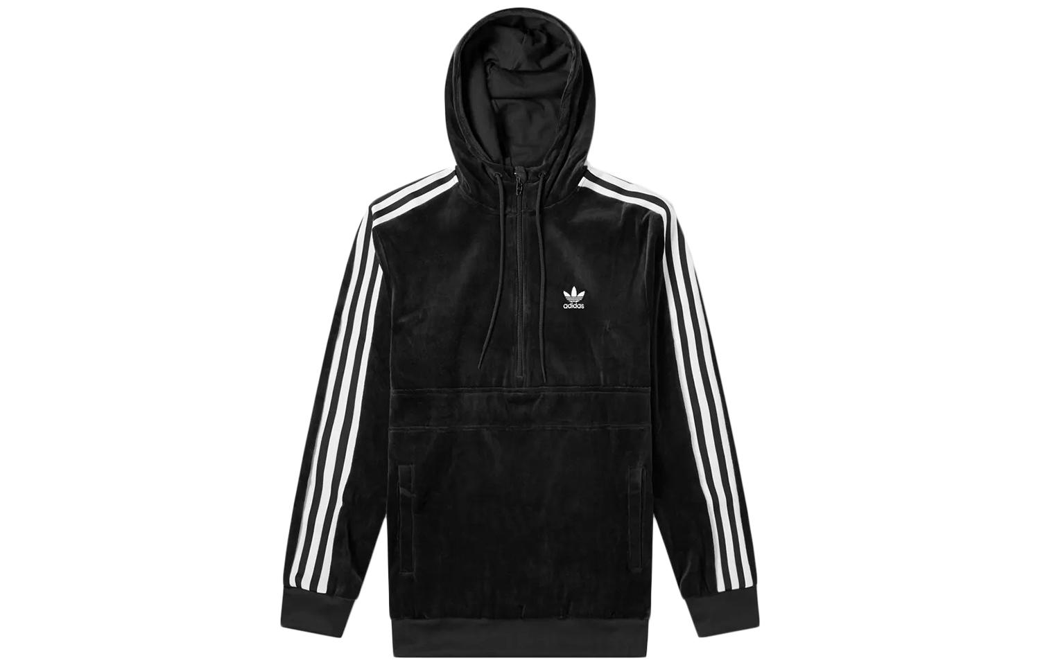 Adidas Originals Sweatshirts Men s Stand Collar Moderate Cardigan DX3625 S