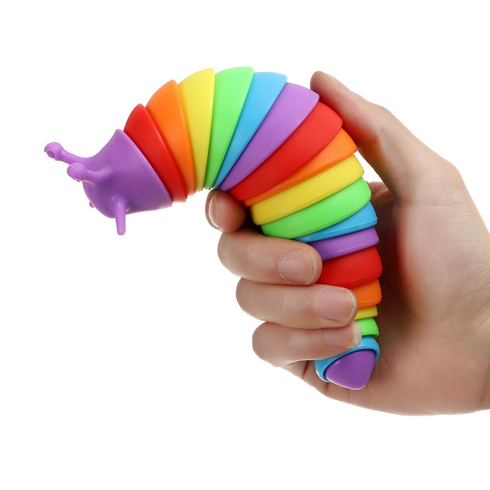 Hobbies Practical Jokes Novelty Stress Relief Decompression Fidget Slug Toy Caterpillar
