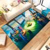 Alfombra de Área Antideslizante de Dibujos Animados Divertida de S-Bob Esponja y Patricio Estrella para Sala de Estar, Alfombra Suave para Dormitorio, Sala de Juegos, Sofá, Felpudo para Decoración del Hogar