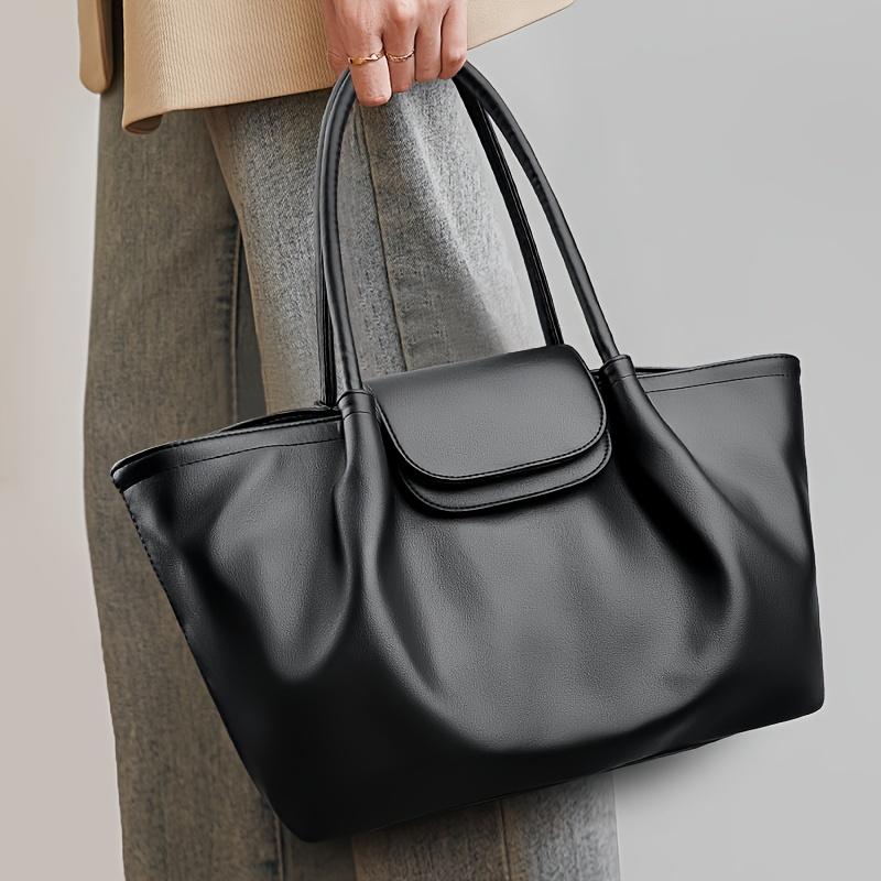 Sac cabas en cuir chic pour femmes Sac à main spacieux à bandoulière Grande capacité Sac à main élégant