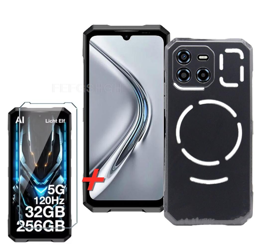 Szkło Ochronne Do Etui Doogee Blade GT Silikonowe Przezroczyste Pokrowiec Na Doogee Blade GT Ultra 5G Szkło Hartowane