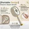 Electric Steam Hair Brush Comb&Mist Function Simultaneously Stronger Ion Technology Less Breakage No Residue for Beautiful Hair