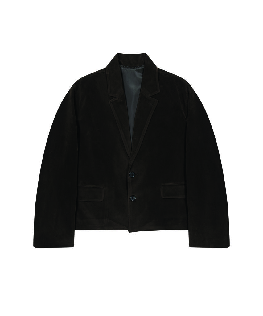 Endoor Suede Crop Jacket (Brown)