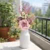 Lifelike Fake Floral Bouquet Handmade Simulation Rose Flower  bridal bouquet