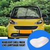 For Smart Fortwo W451 2009 - 2015 Car Headlight Shell Transparent Mask Lens Lampshade