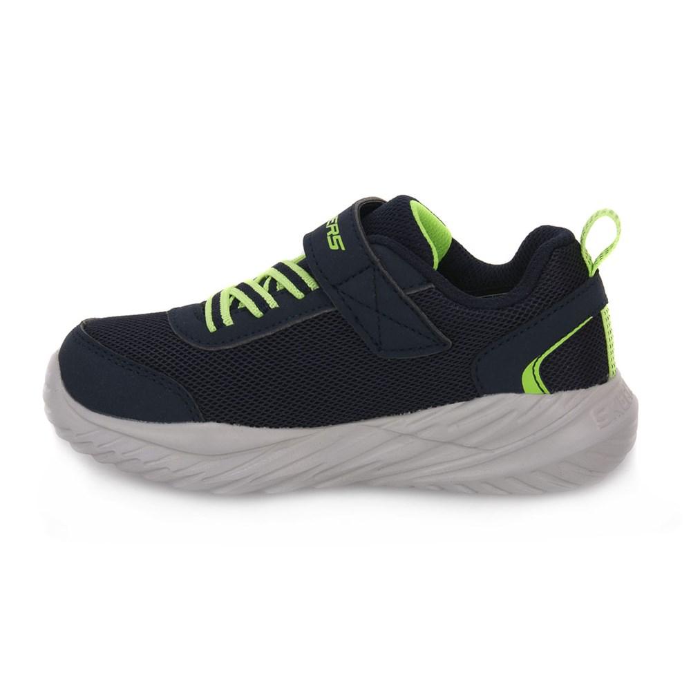 Children's Sneakers Skechers Blue Navy and Lime EU 21 Nitro Sprint-Rowzer