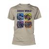 Jurassic World Unisex Adult Dinosaurs T-Shirt