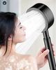 New Stainless Steel 304 Bathroom Handheld Shower Head High Pressure Water Saving Sprayer Nozzle Supercharged Rainfall Modes