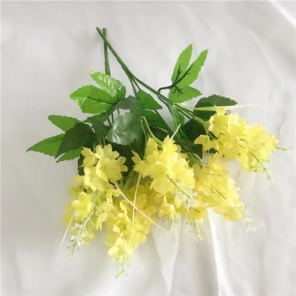 5 Heads 33cm Artificial Hyacinth Flowers Fake Hyacinth  Stem Art Photo Props Decorations For Wedding Party Office Home Decor