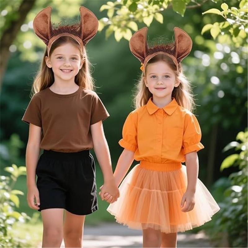 3Pcs Horse Role Play Costume Set For Halloween Parties And Cosplay Event Practical Polyester Fabric Role Play Outfit