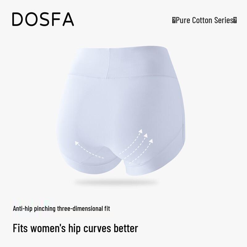 DOSFA Women's Plus Size High-Waist A-Grade Cotton Underwear